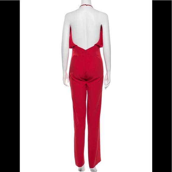 Intermix red jumpsuit petite - Picture 2 of 2